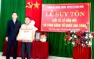 Xã Vân Sơn: Tổ chức Lễ suy tôn và trao Bằng Tổ quốc ghi công cho Liệt sĩ Lê Văn Hồi 