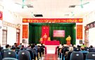 Xã Vân Sơn: Tổ chức hội nghị tổng kết nhiệm vụ Quốc phòng - An ninh năm 2020