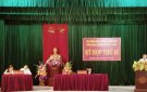 HĐND xã Vân Sơn khóa XVII, nhiệm kỳ 2016-2021 tổ chức kỳ họp thứ 15