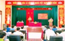HĐND xã Vân Sơn khóa XVIII, nhiệm kỳ 2021-2026: Tổ chứcc kỳ họp thứ nhất