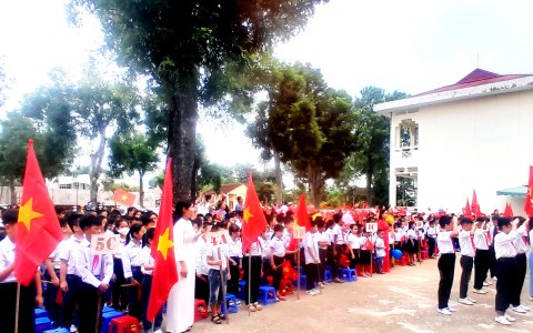 Xã Vân Sơn: Khai giảng năm học 2023-2024